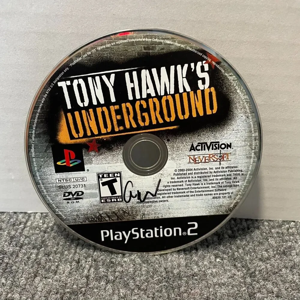 Tony Hawk's Underground (PlayStation 2, September 21, 2003)